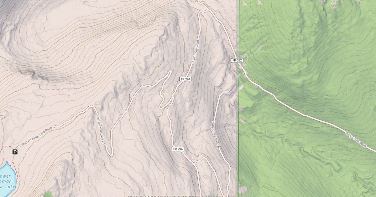 Map preview of FALL CREEK