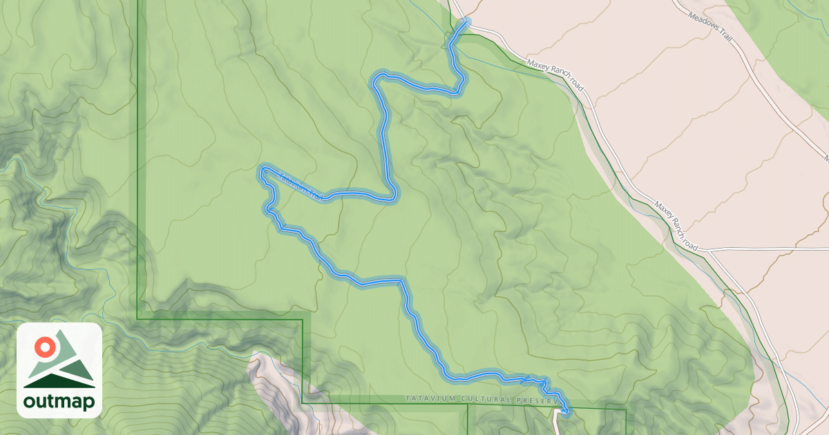 Map of Tatavium Trail