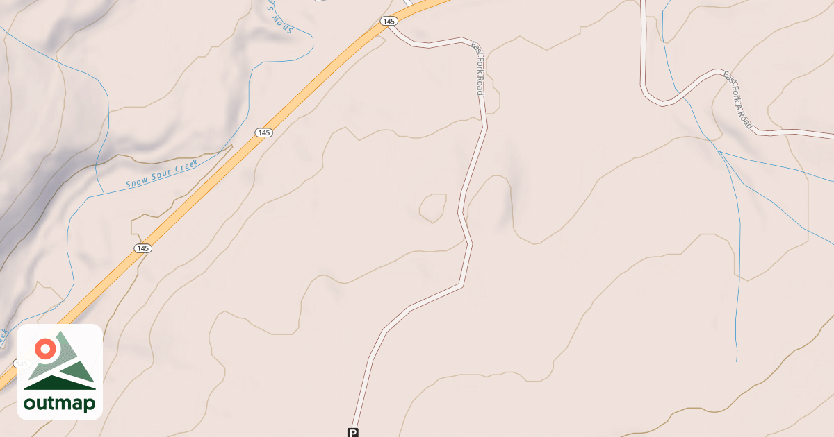Map of EAST FORK