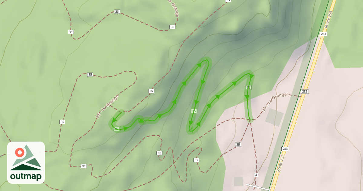 Map of 35 - La Grange