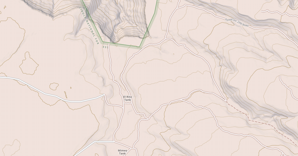 Map preview of USFS National Forest System Roads {B4C2BB46-D158-40D0-8BD2-3C147307E8A2}