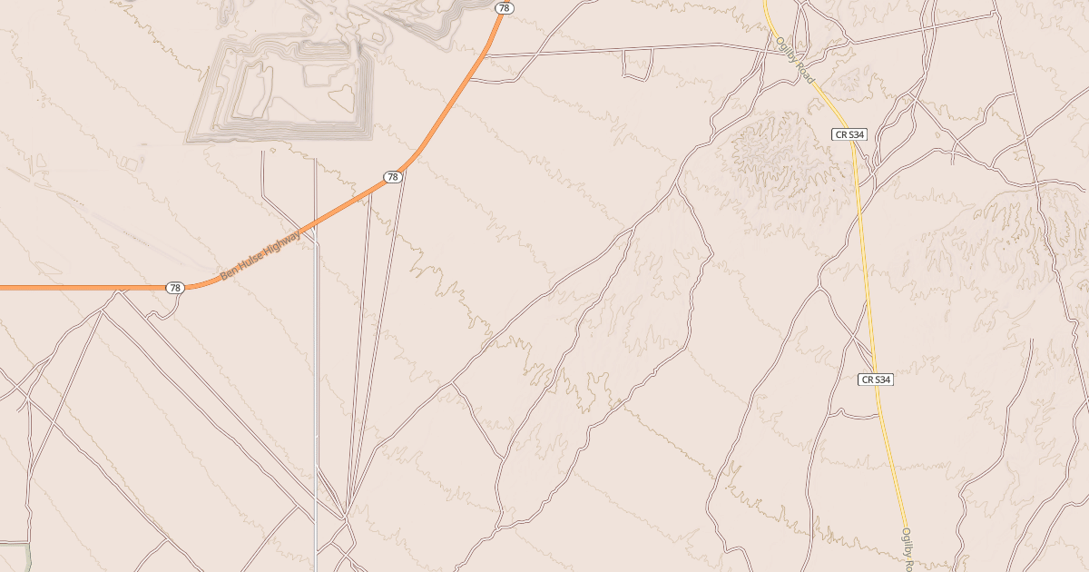 Map preview of BLM National GTLF Public Motorized Roads 96bdf6f0-0703-4efb-bdcf-f46ace98638e
