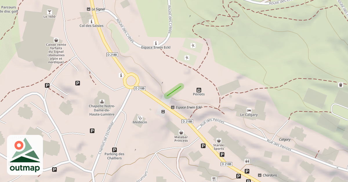 Map of Challiers