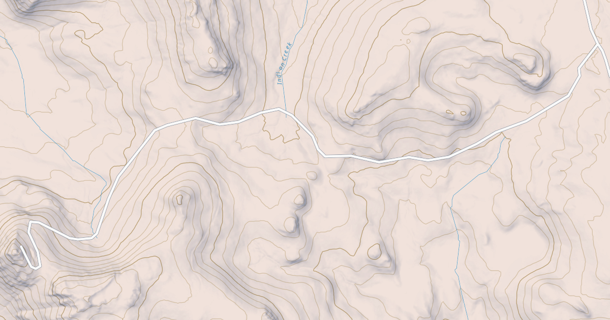 Map preview of USFS National Forest System Roads {98B17B80-6192-464A-8FE2-31F532272B79}