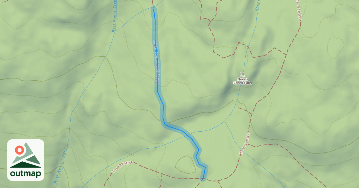 Map of East Bound and Down