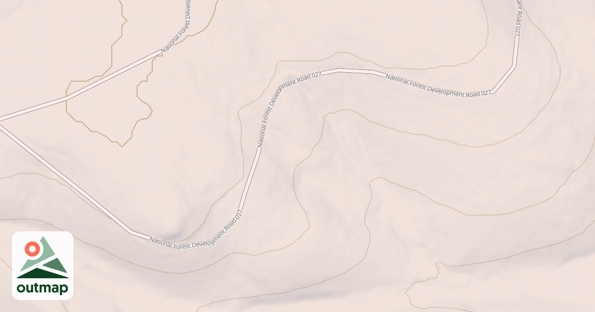 Map of USFS National Forest System Roads {6B3C8961-D0AB-4FD2-8394-9FA90D930357}