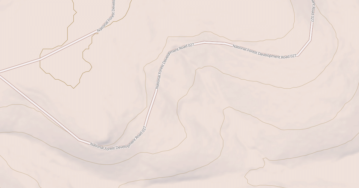 Map preview of USFS National Forest System Roads {6B3C8961-D0AB-4FD2-8394-9FA90D930357}