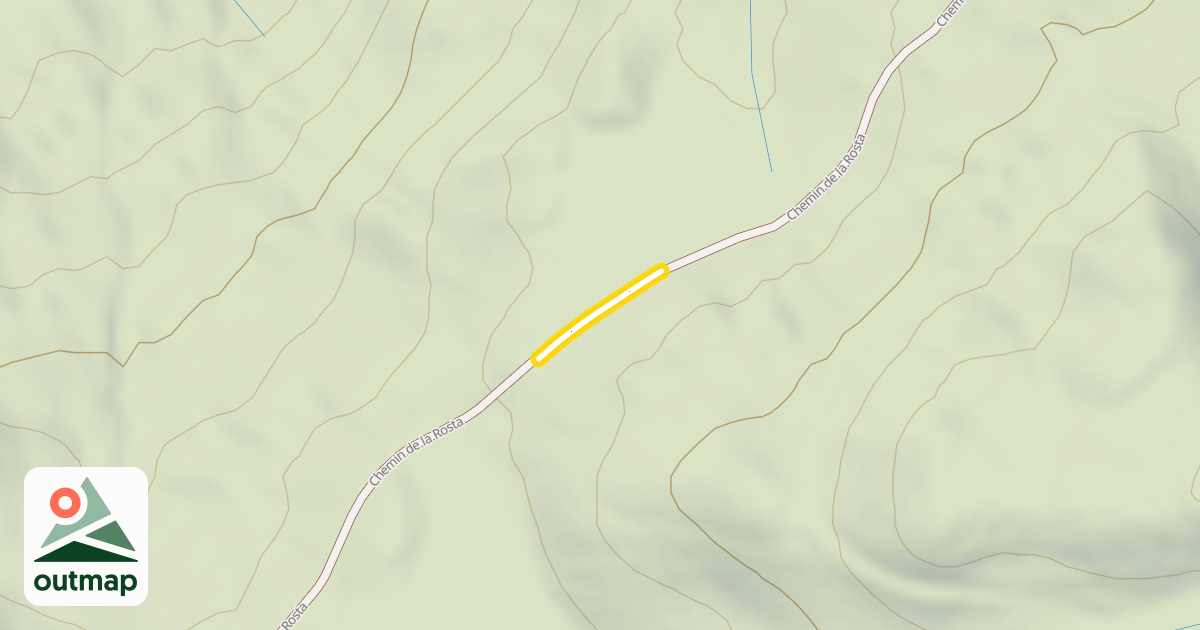 Map of Chemin de la Rosta