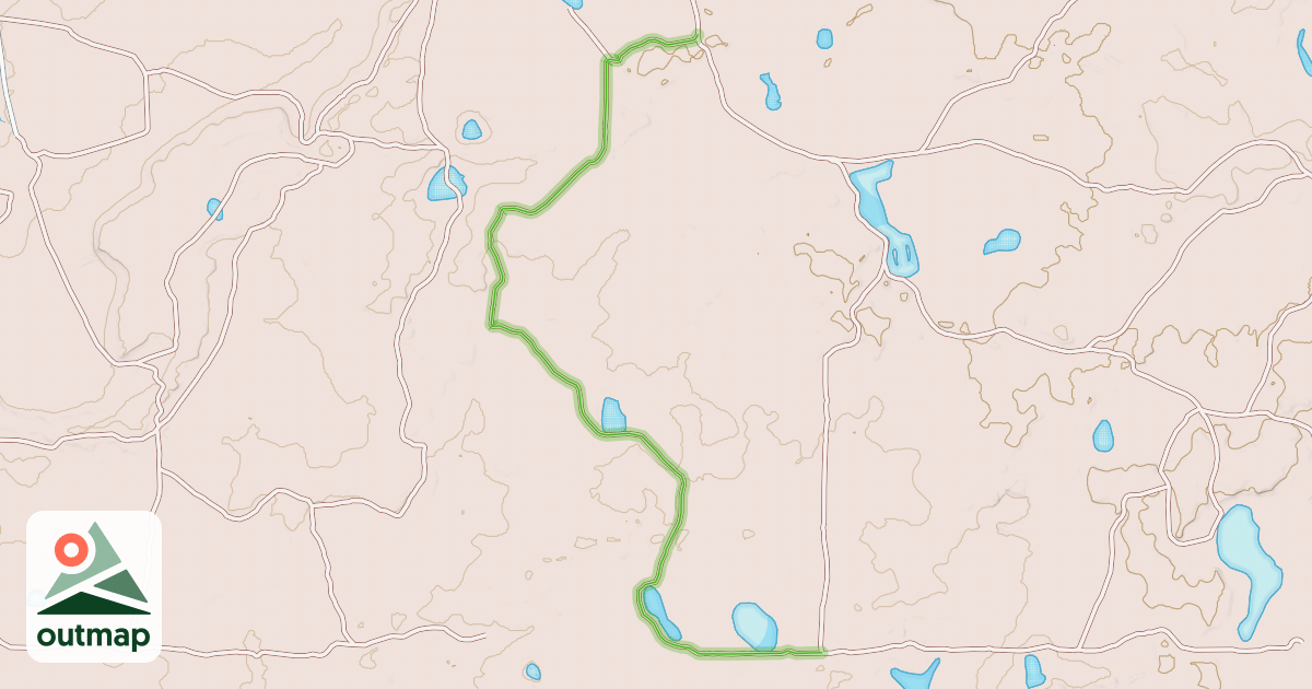 Map of (two track trail)
