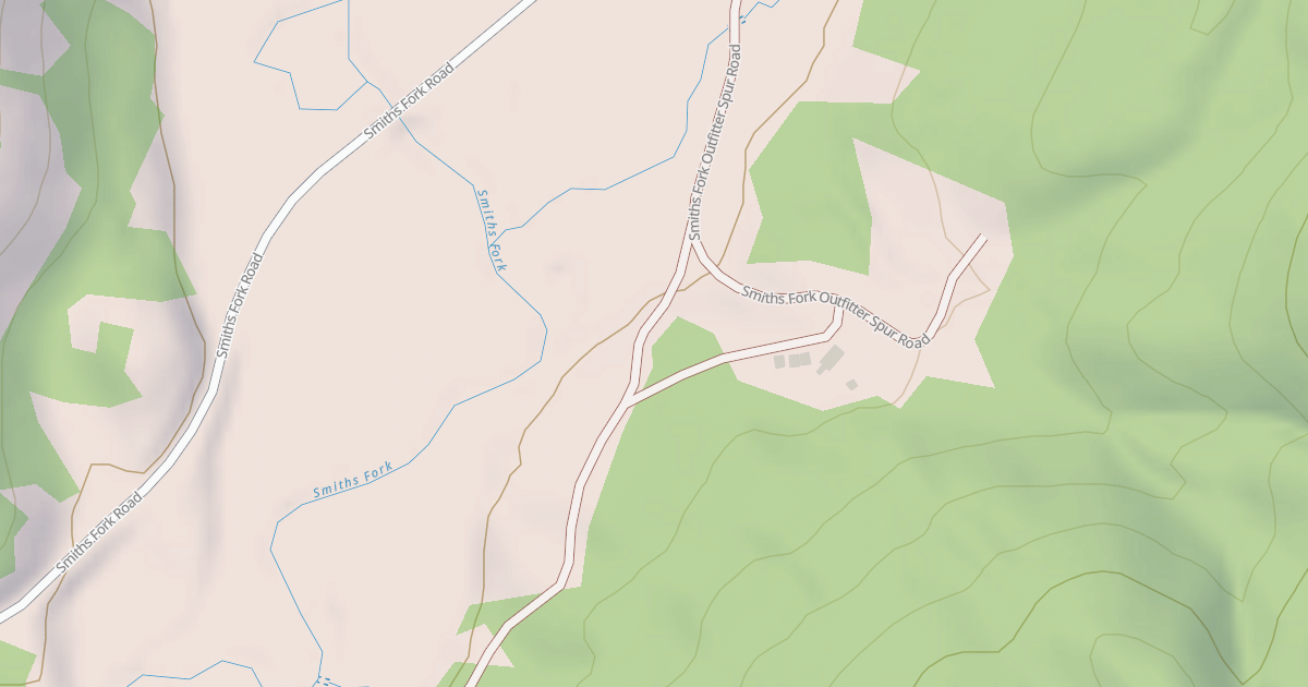 Map preview of SMITHS FORK OUTFITTER SPUR A