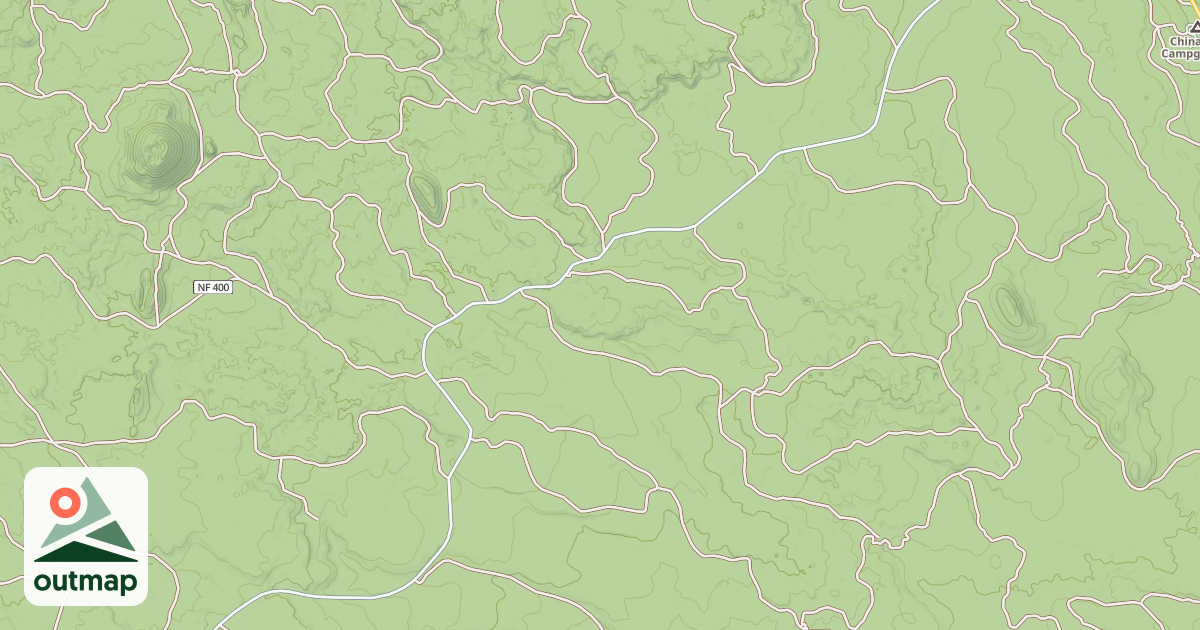 Map of CHINA HAT CUT-OFF RD.