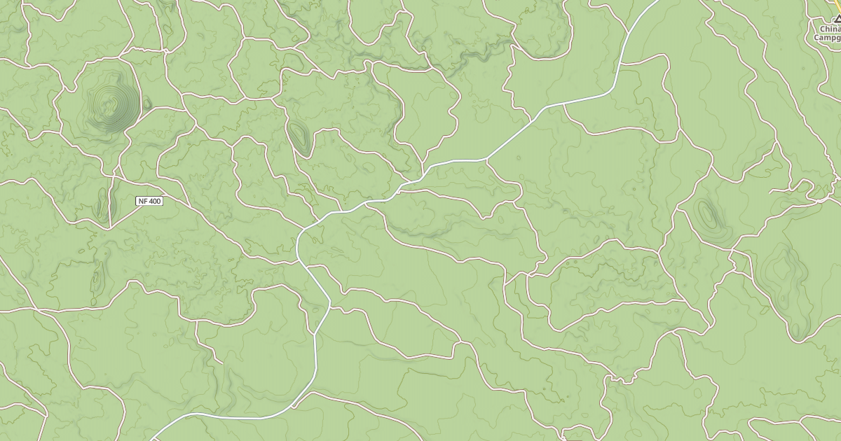 Map preview of CHINA HAT CUT-OFF RD.