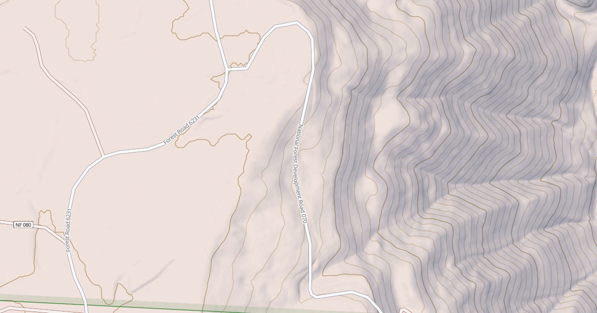 Map preview of USFS National Forest System Roads {5FEF6CFA-2E1A-492F-8988-EFF908FDCF1B}