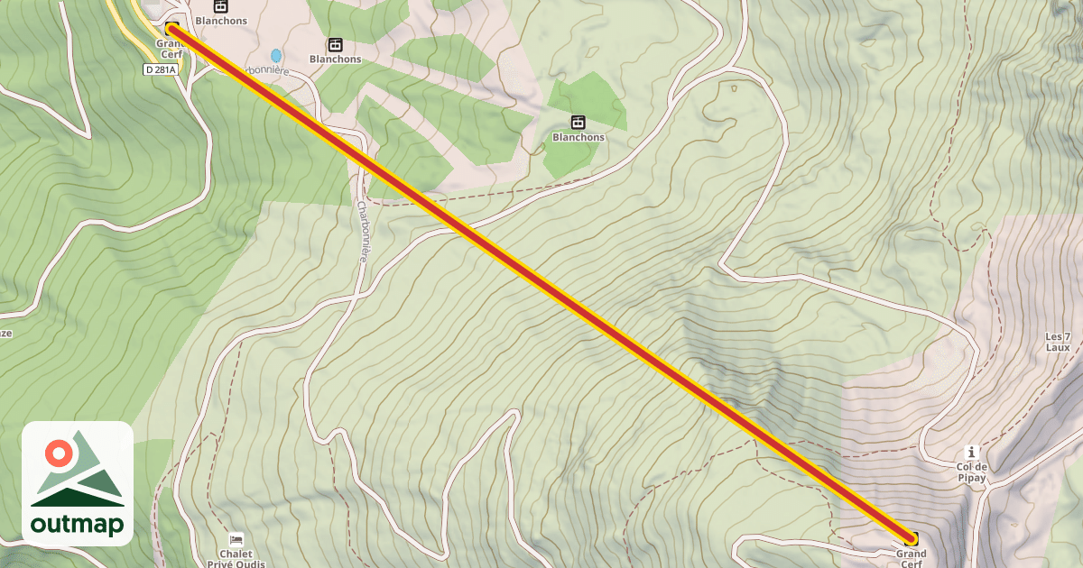 Map of Grand Cerf