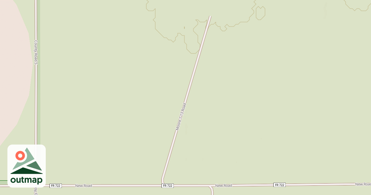 Map of MOORE 1-13