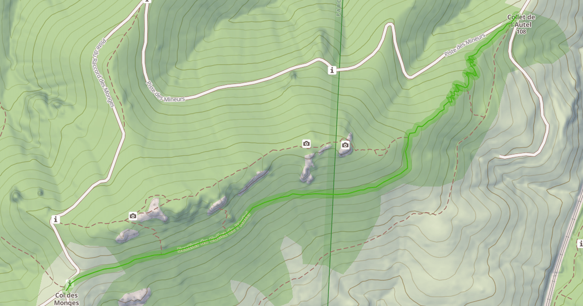 Map preview of Sentier du Collet de l'Autel