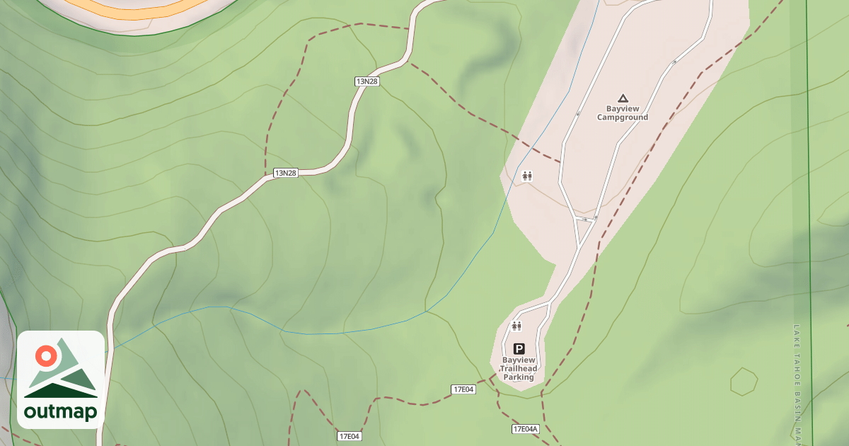 Map of BAYVIEW  CAMPGR A SPUR
