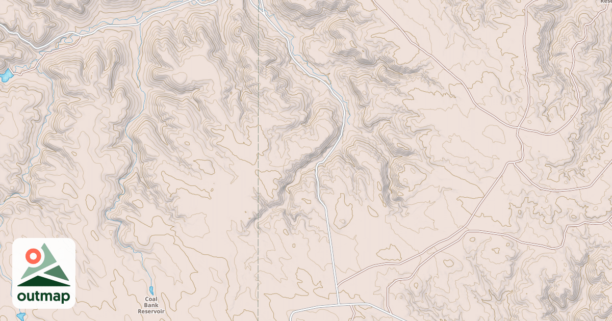 Map of O'DELL CREEK