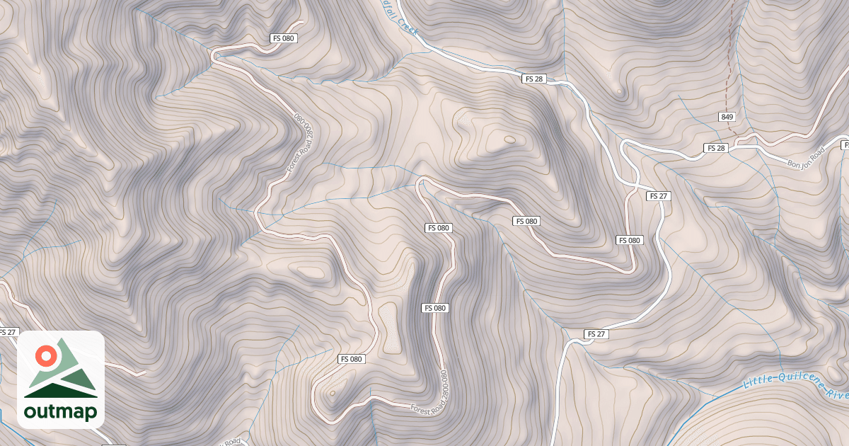 Map of USFS Motor Vehicle Use Map Roads {50127B5E-9ACC-4BC5-8C81-832998E6696F}