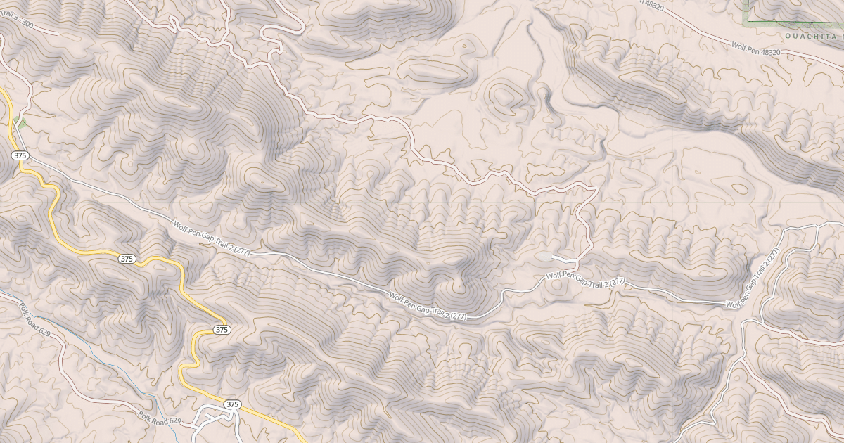 Map preview of WOLF PEN GAP 2