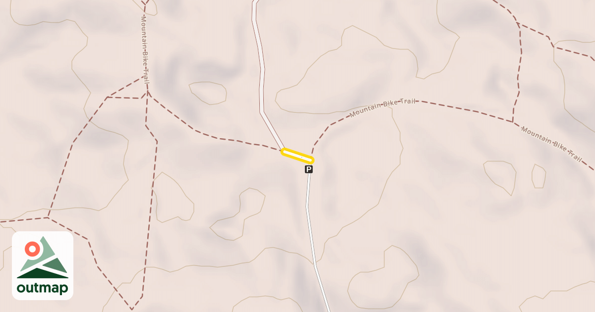 Map of Mountain Bike Trail