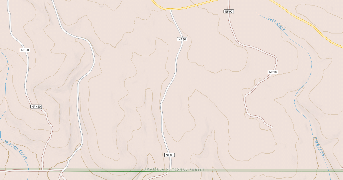 Map preview of USFS Motor Vehicle Use Map Roads {07ECB47D-40B0-4596-AB71-7DE3B69105B7}