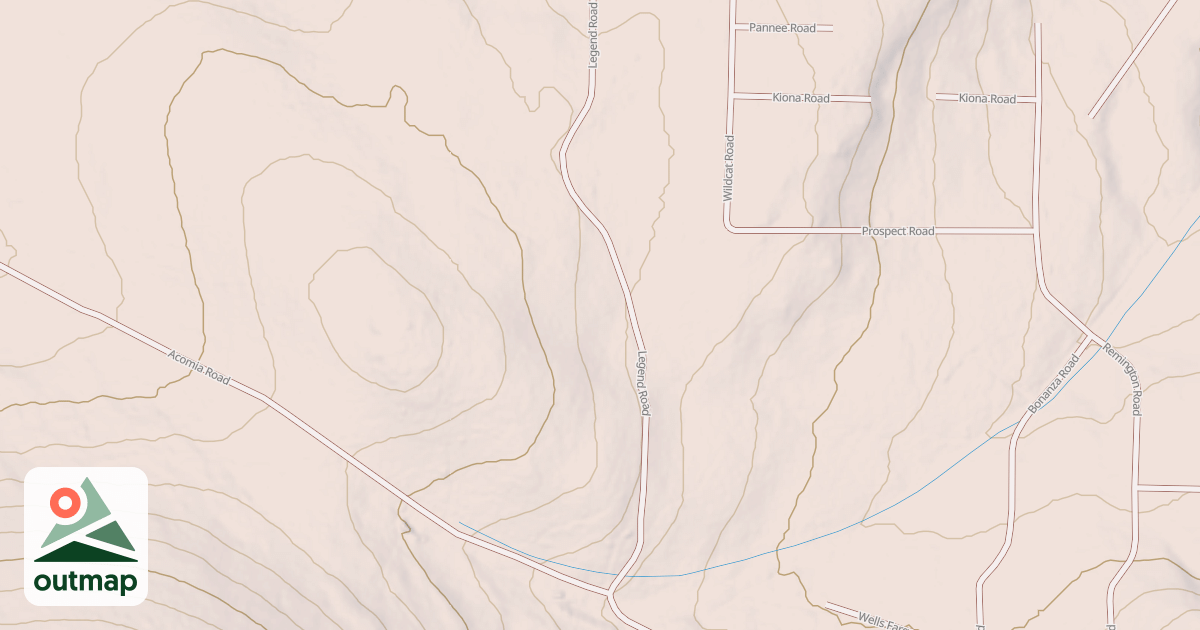 Map of MAZ-CAL TIE SPUR