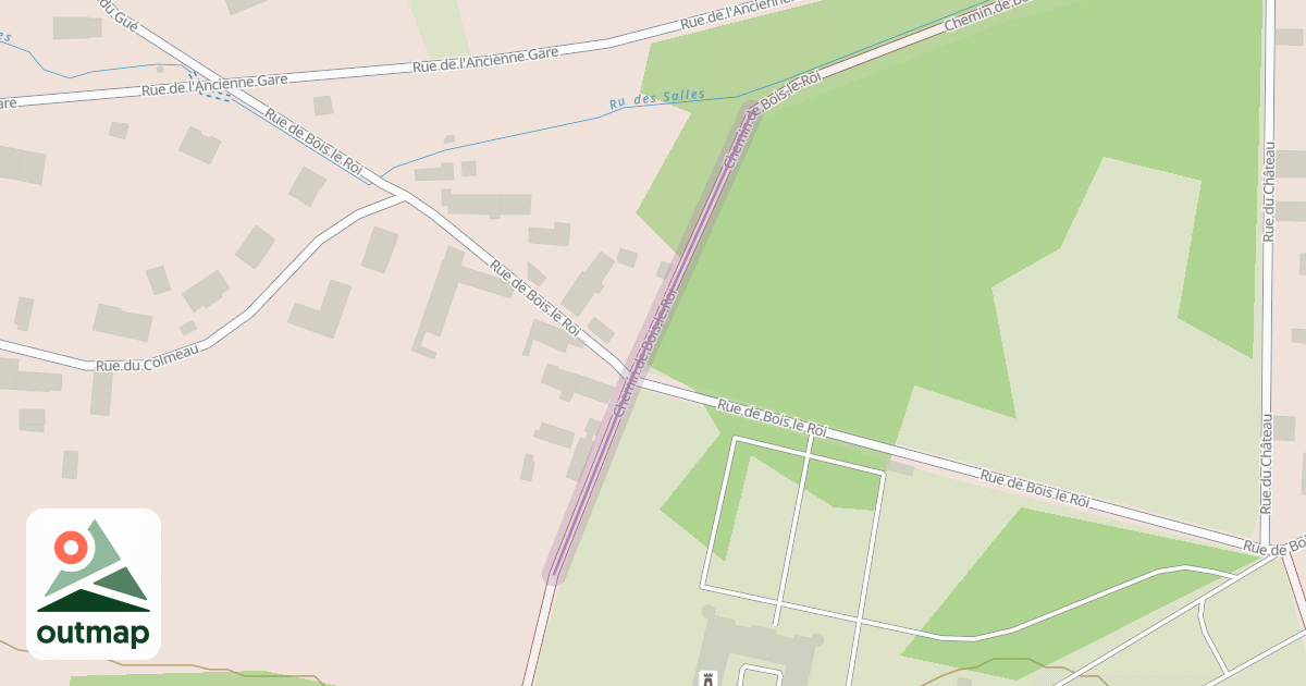 Map of Chemin de Bois-le-Roi