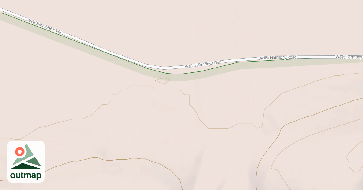 Map of POTEAU MTN M.U.T. - A