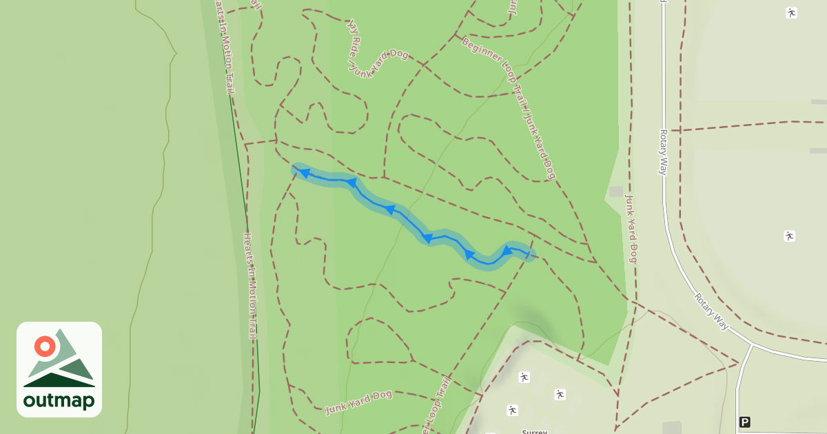 Map of Dyn-o-mite Roll / Junk Yard Dog