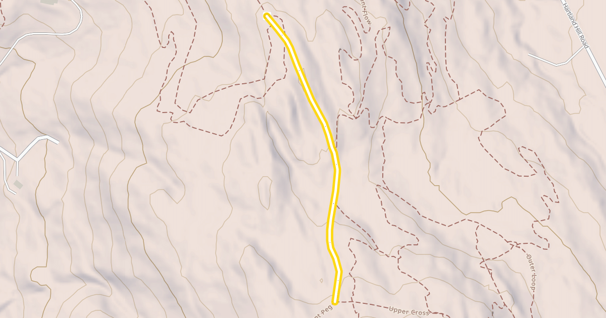 Map preview of Mount Peg Trail