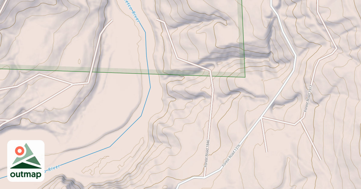 Map of CHETCO LOW WATER