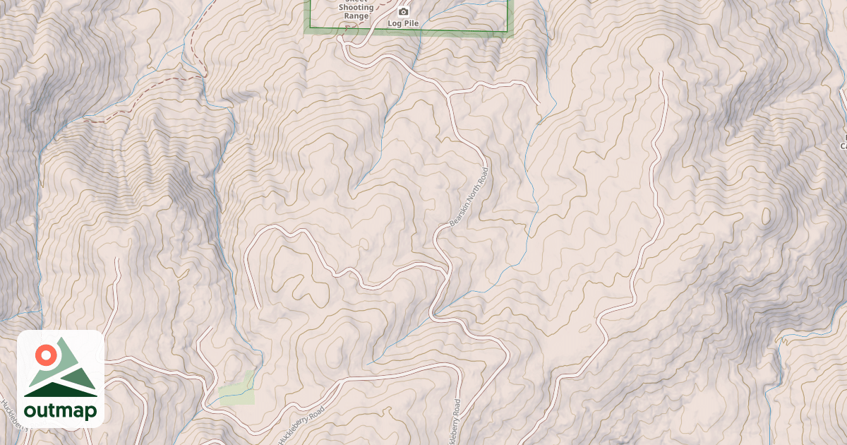 Map of BEARSKIN NORTH