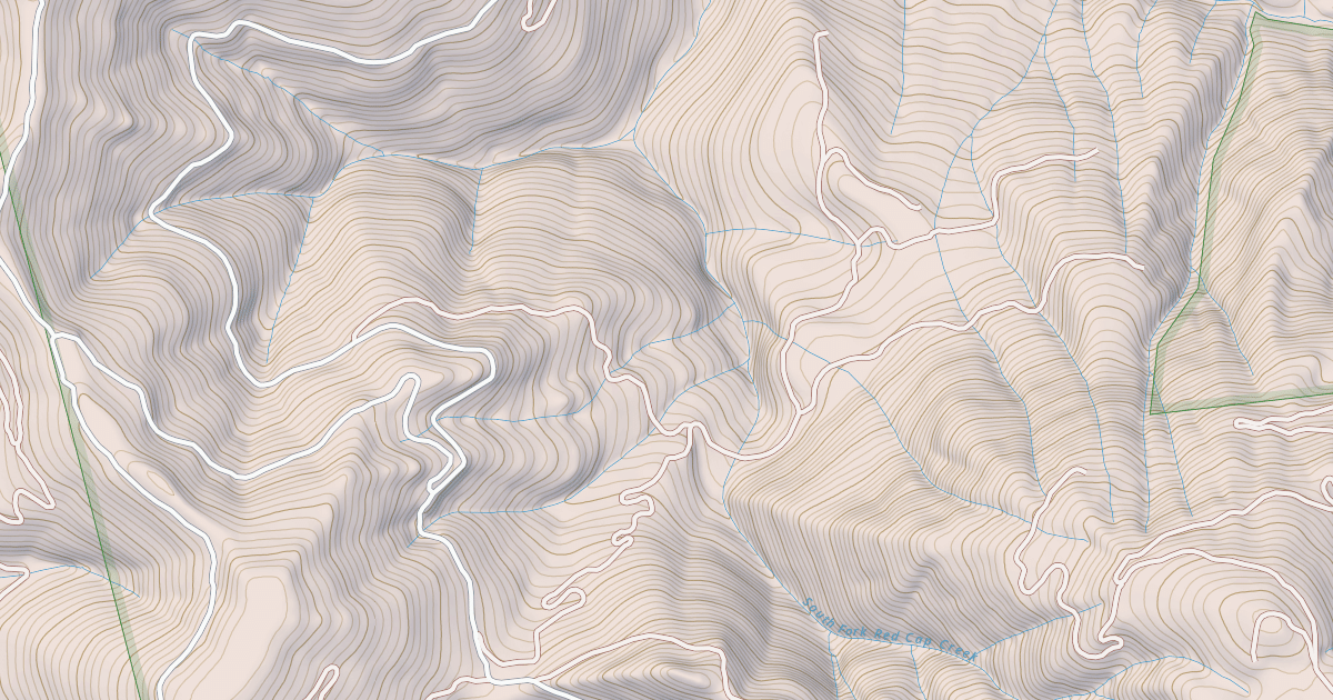 Map preview of SOUTH FORK RED CAP