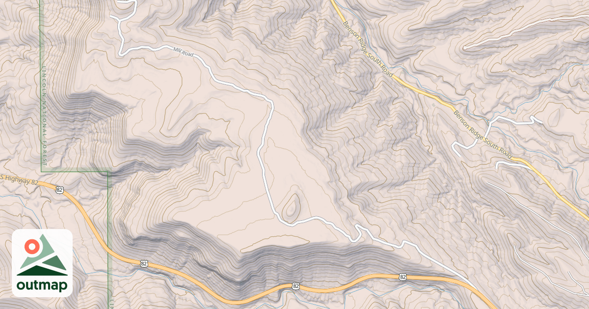 Map of MILL ROAD