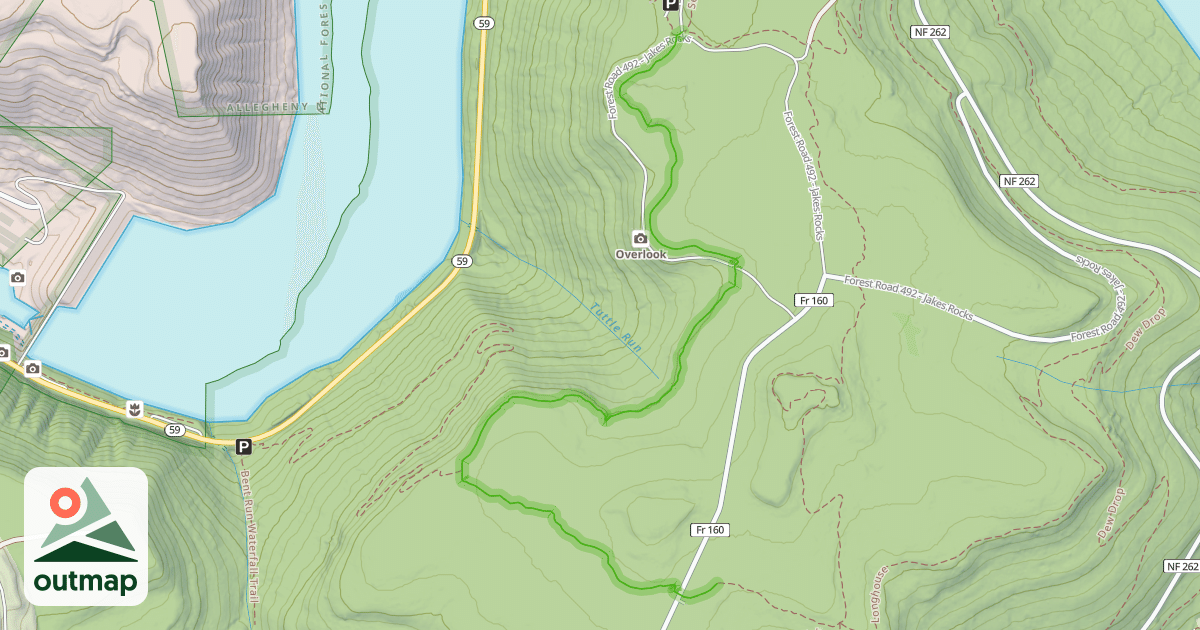 Map of Tuttletown