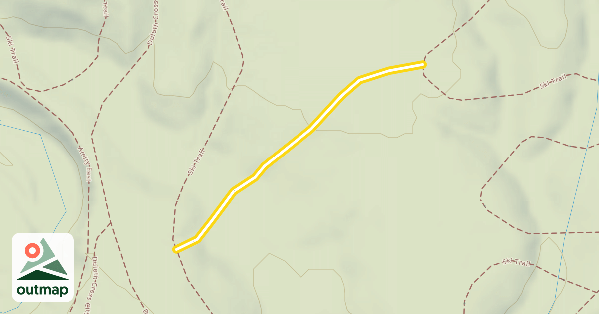 Map of Ski Trail
