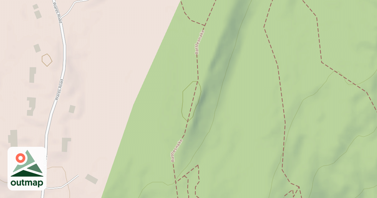 Map of Rattlesnake Hill Trail