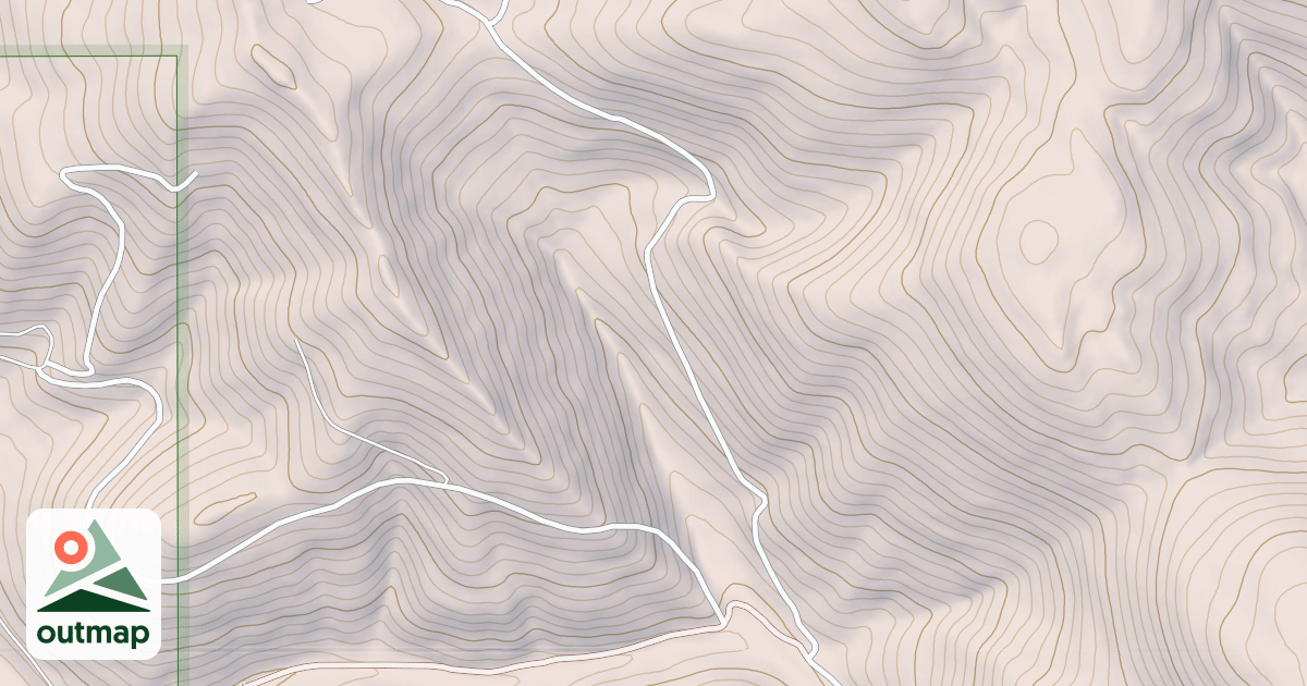 Map of NORTH FORK MAYBE CANYON