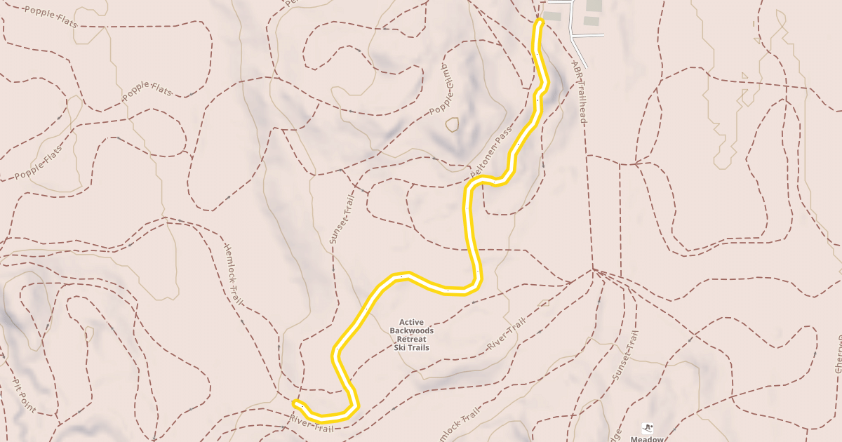 Map preview of Tamarack Two-Track Loop