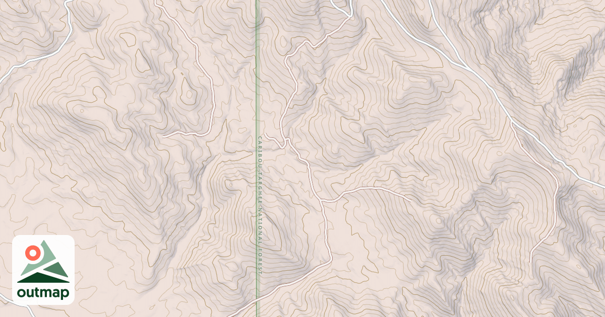 Map of SOUTH FORK LAVA CREEK