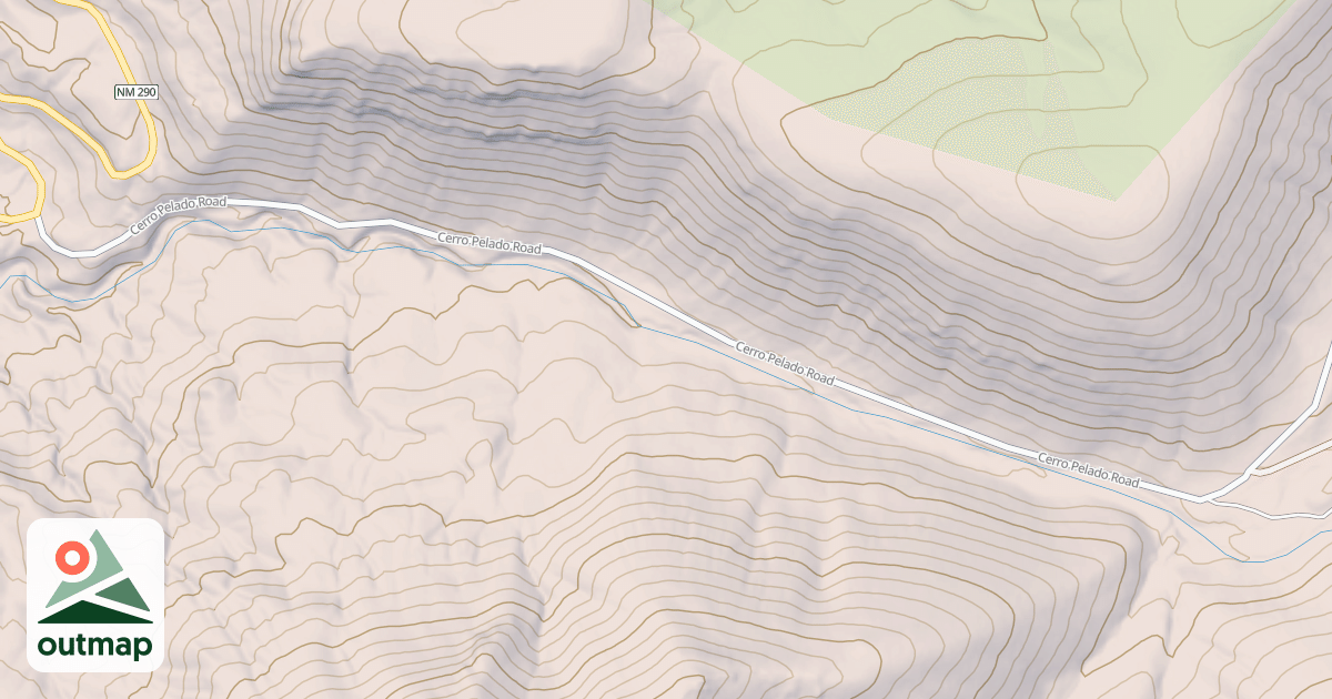 Map of CERRO PELADO