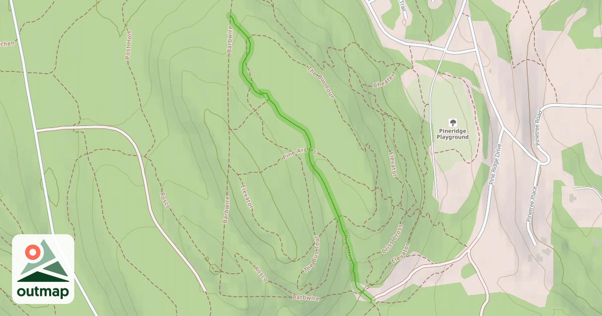 Map of Dragstrip