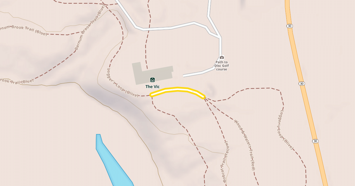 Map preview of Logger's Loop (Olive)
