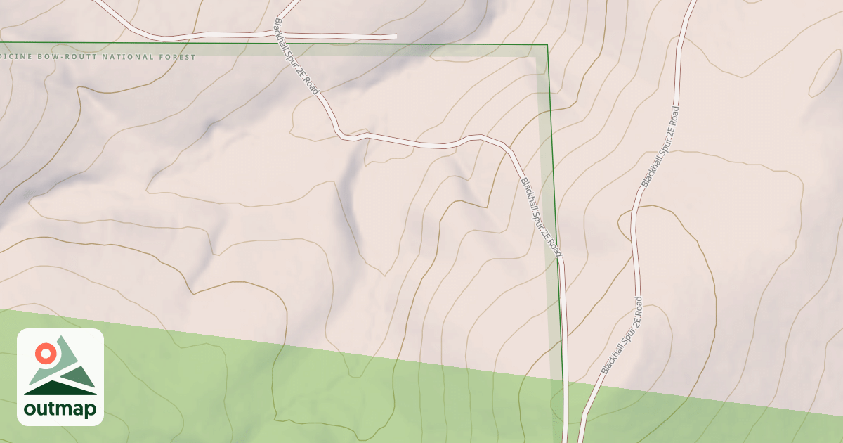 Map of BLACKHALL SPUR 2E