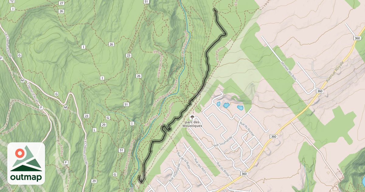 Map of 14 Le Sentier du Moulin
