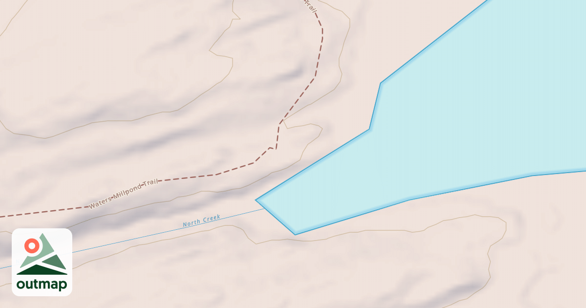 Map of Waters Mill Pond Trail