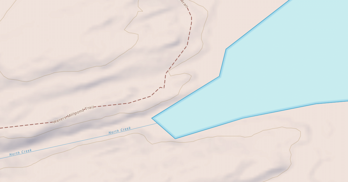 Map preview of Waters Mill Pond Trail