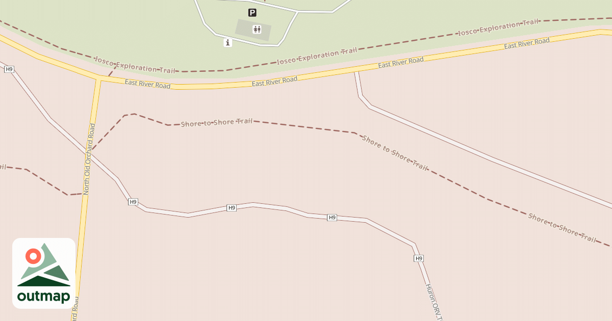 Map of Mi Shore To Shore Horse&hike