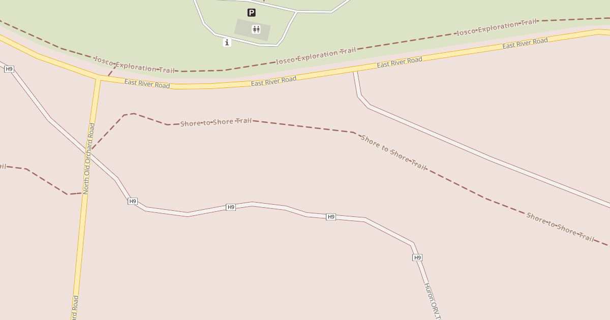 Map preview of Mi Shore To Shore Horse&hike
